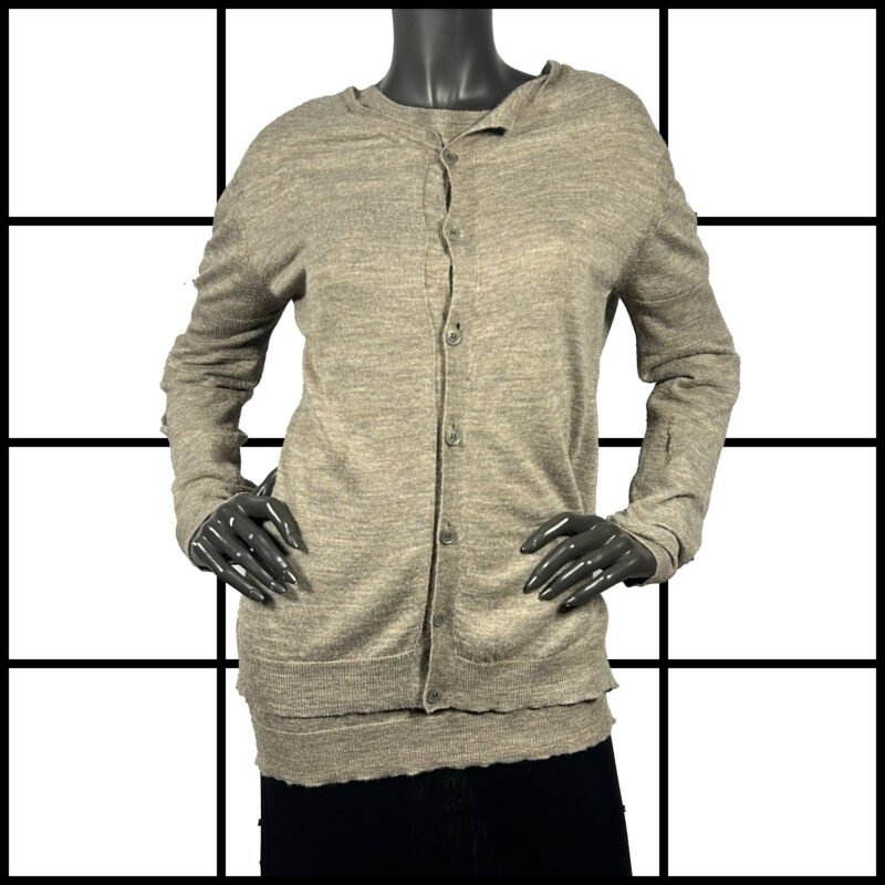 2000s A.F.Vandevorst Wool Button Up Cardigan