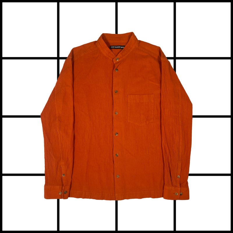 |[ 1990s Issey Miyake Crash Cotton Button Up Shirt ]|