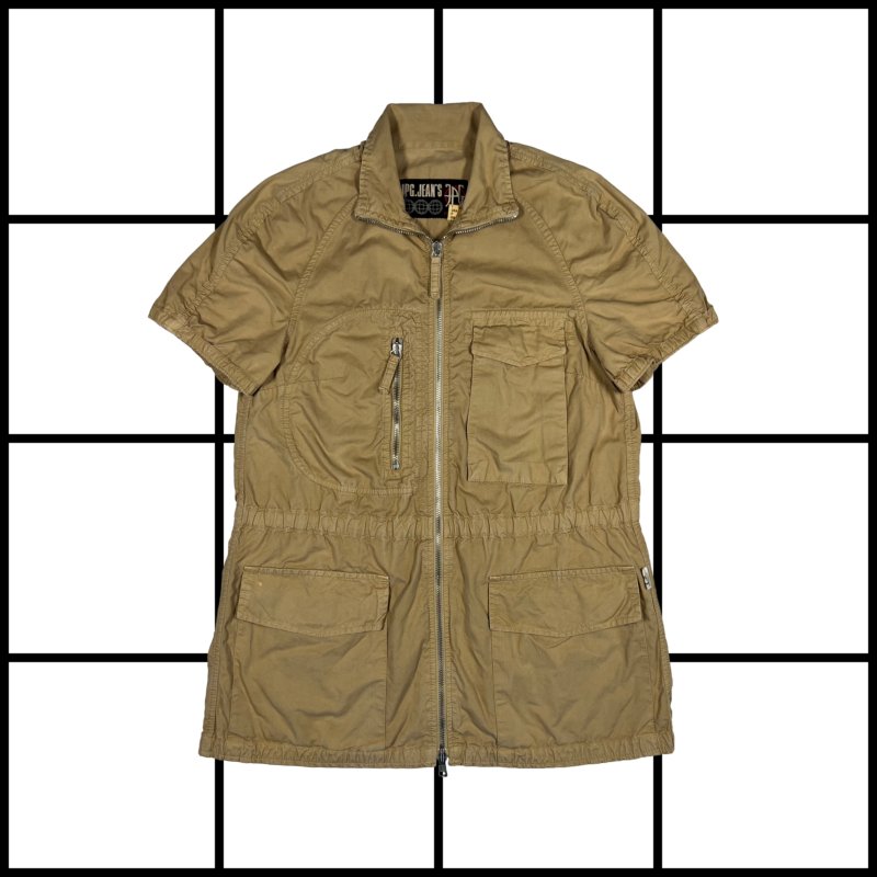 |[ 2000s Jean Paul Gaultier Safari Light Zip Up Jacket ]|