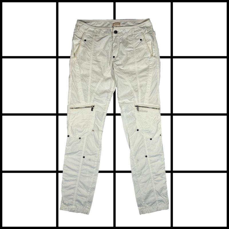 |[ 2000s John Galliano Utility Cargo Trousers ]|