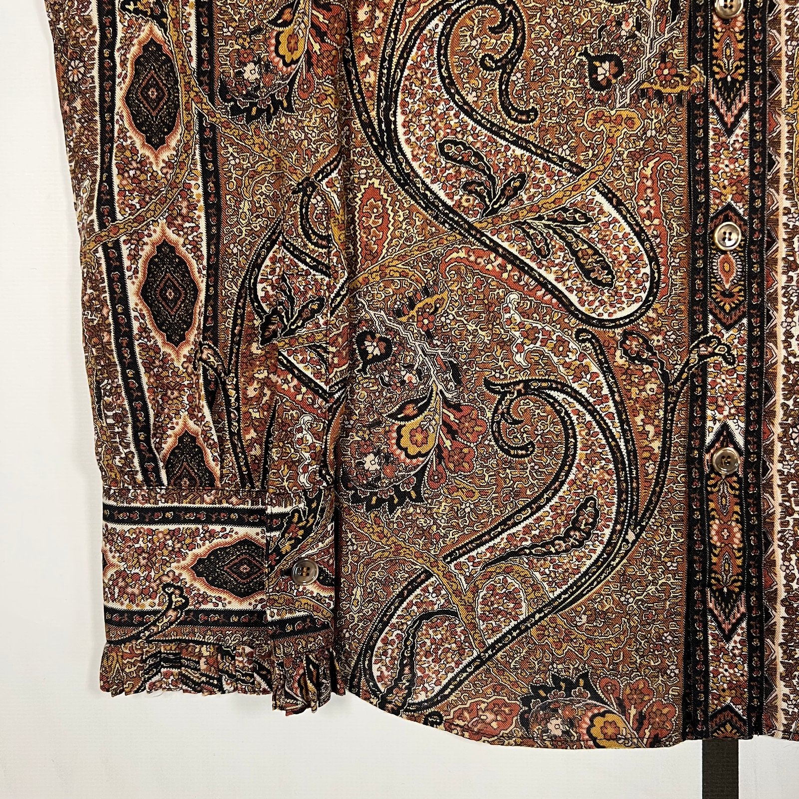 S/S2020 CELINE Paisley Wool Blend Blouse - Image 3