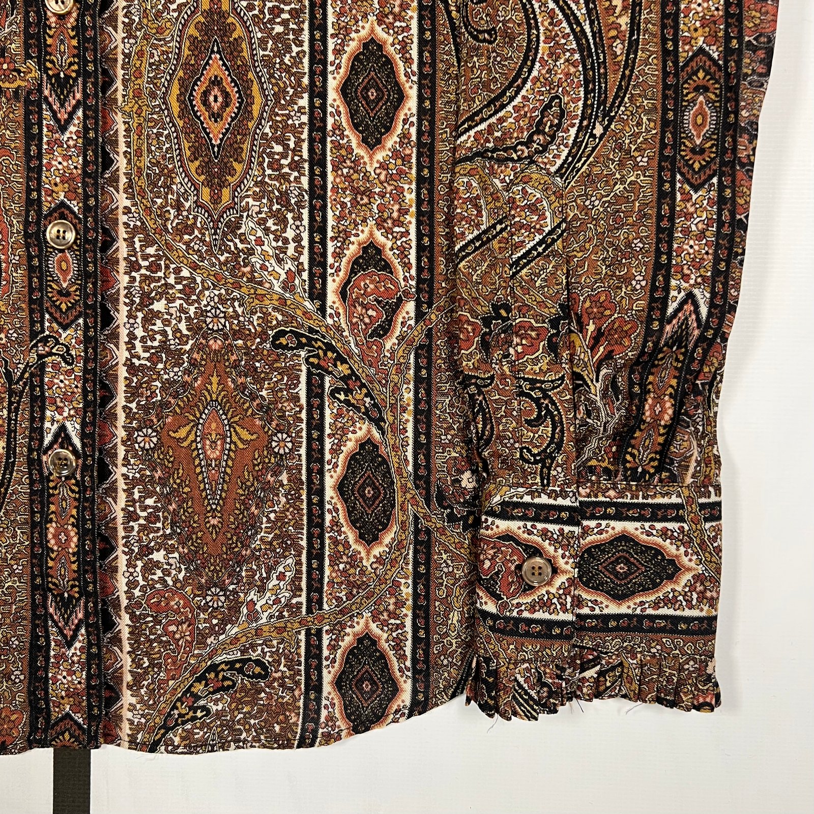 S/S2020 CELINE Paisley Wool Blend Blouse - Image 4
