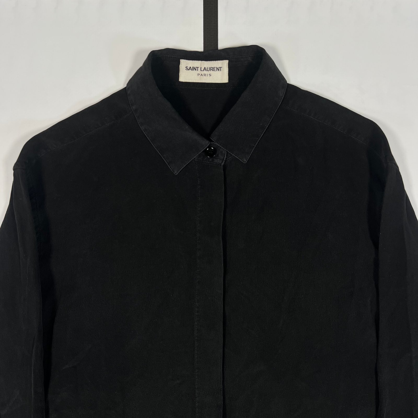 A/W2017 Saint Laurent Crepe Silk Button Up Shirt - Image 2