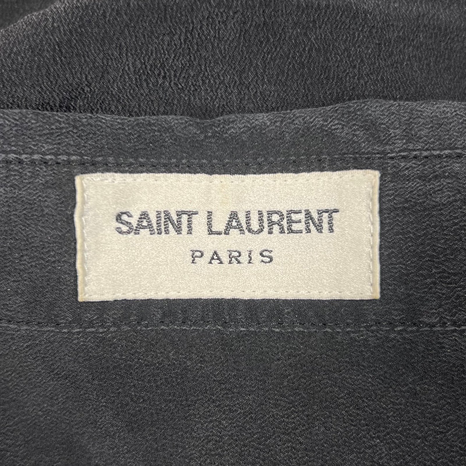 A/W2017 Saint Laurent Crepe Silk Button Up Shirt - Image 8