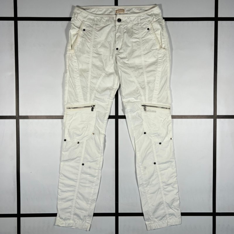 |[ 2000s John Galliano Utility Cargo Trousers ]|
