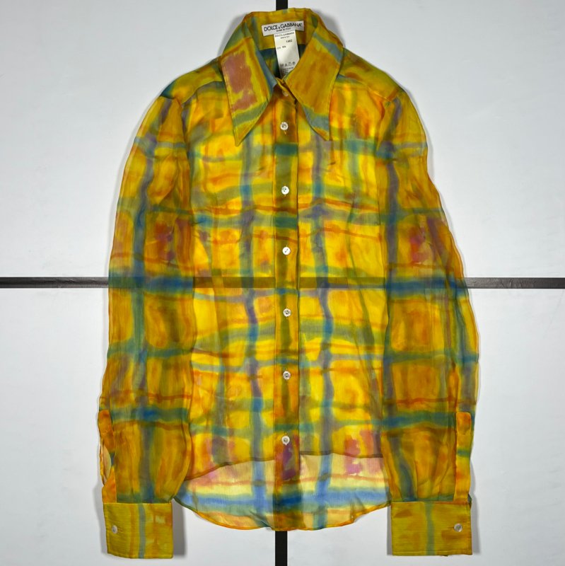 |[ 2000s Dolce & Gabbana Multicolour Silk Shirt ]|