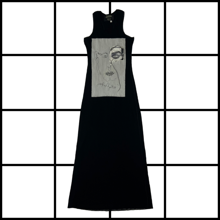S/S2002 Jean Paul Gaultier “Portrait & Eye” Summer Dress