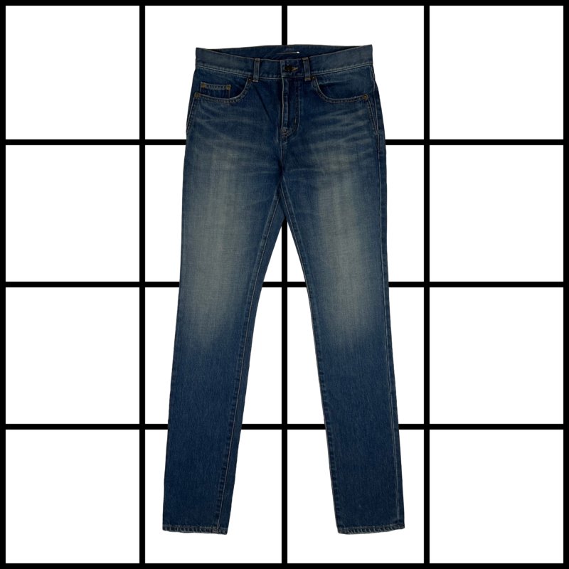|[ S/S2017 Saint Laurent D02 Slim Denim Jeans ]|