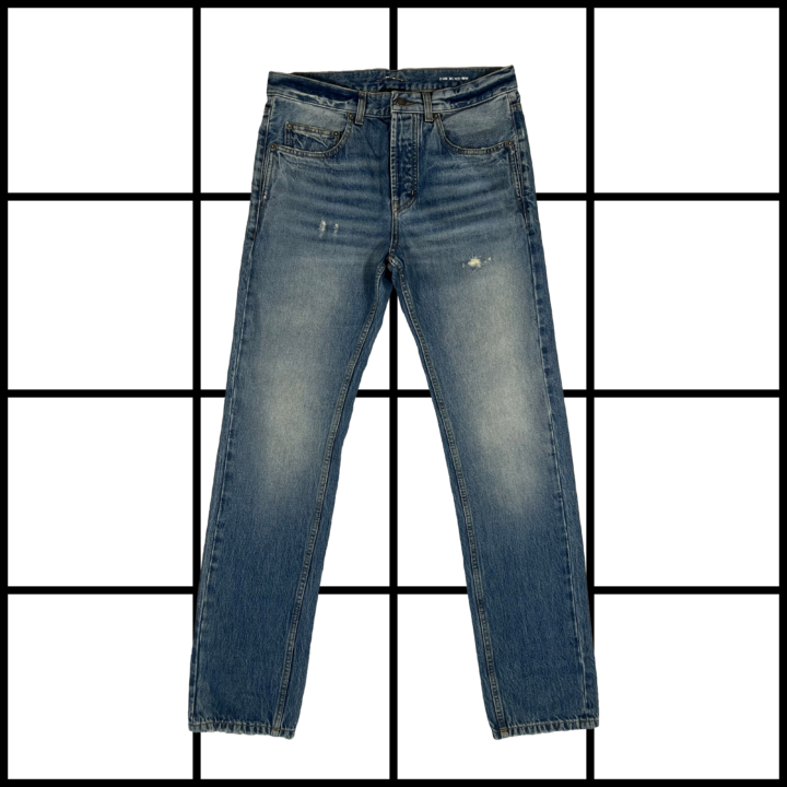 S/S2023 Saint Laurent D38 Washed Straight Leg Denim Jeans