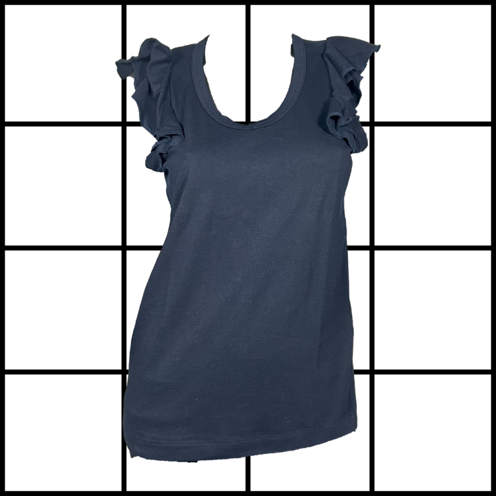 2000s Comme des Garçons Sleeveless Pleated Top