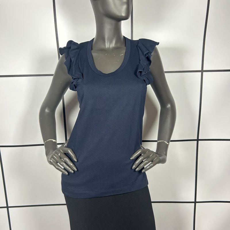 2000s Comme des Garçons Sleeveless Pleated Top