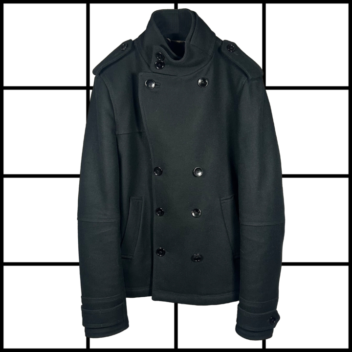 2000s Dolce & Gabbana Double Breasted Wool Military Jacket