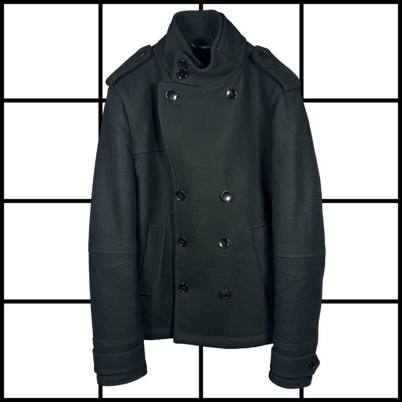 |[ 2000s Dolce & Gabbana Double Breasted Wool Military Jacket ]|