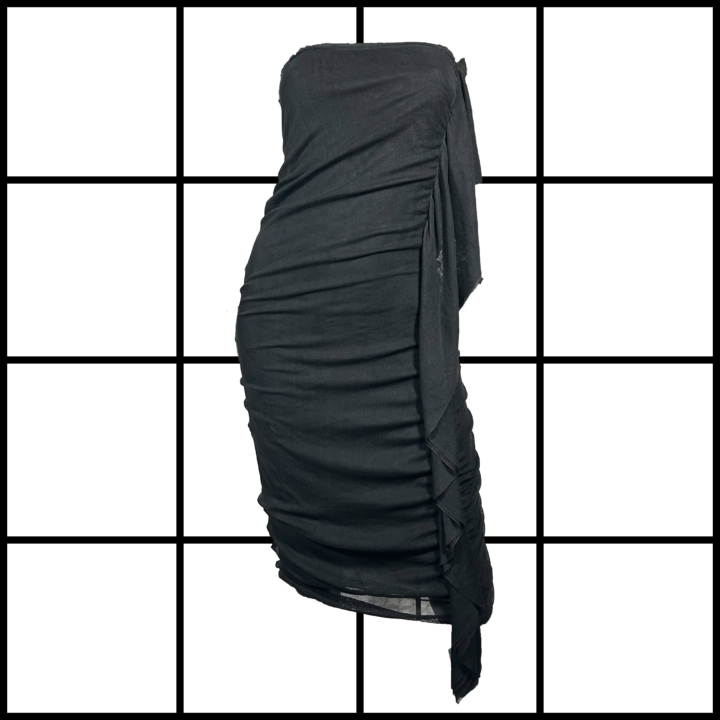 2000s D&G Silk Tube Maxi Dress