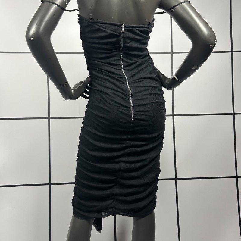 |[ 2000s D&G Silk Tube Maxi Dress ]|