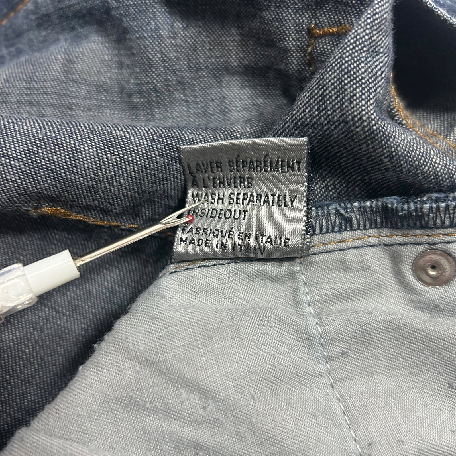 2000s Dior Straight Leg Straight Denim Jeans - Image 9