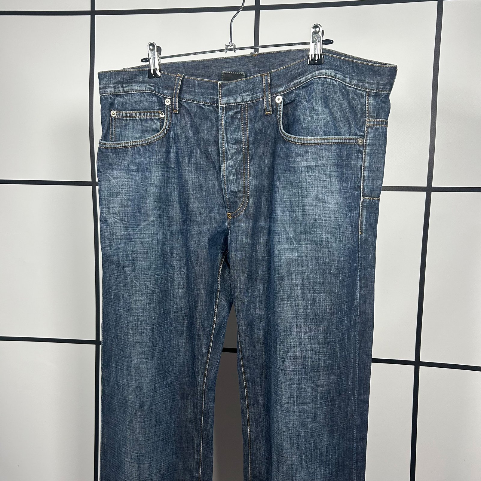2000s Dior Straight Leg Straight Denim Jeans - Image 2