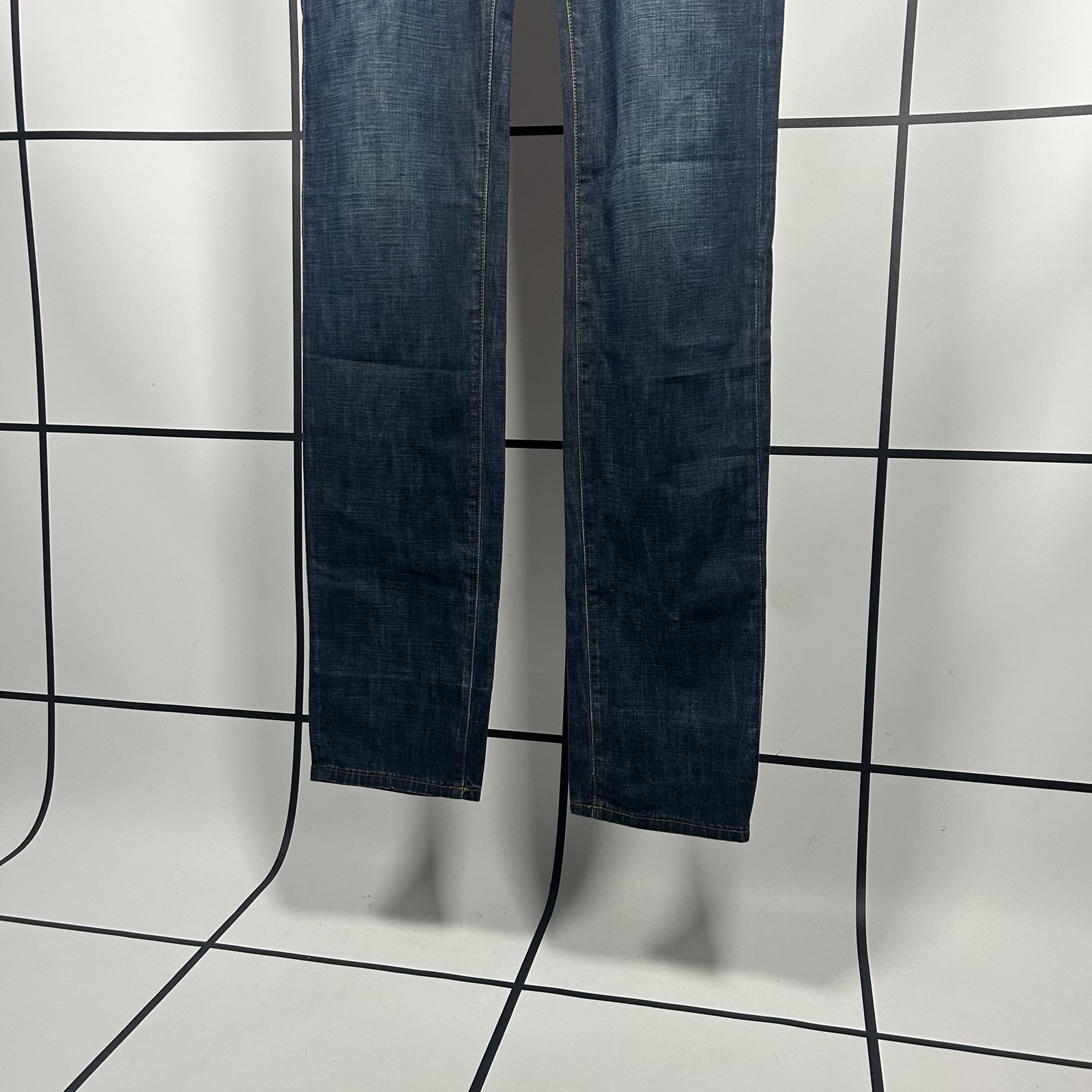 2000s Dior Straight Leg Straight Denim Jeans - Image 8