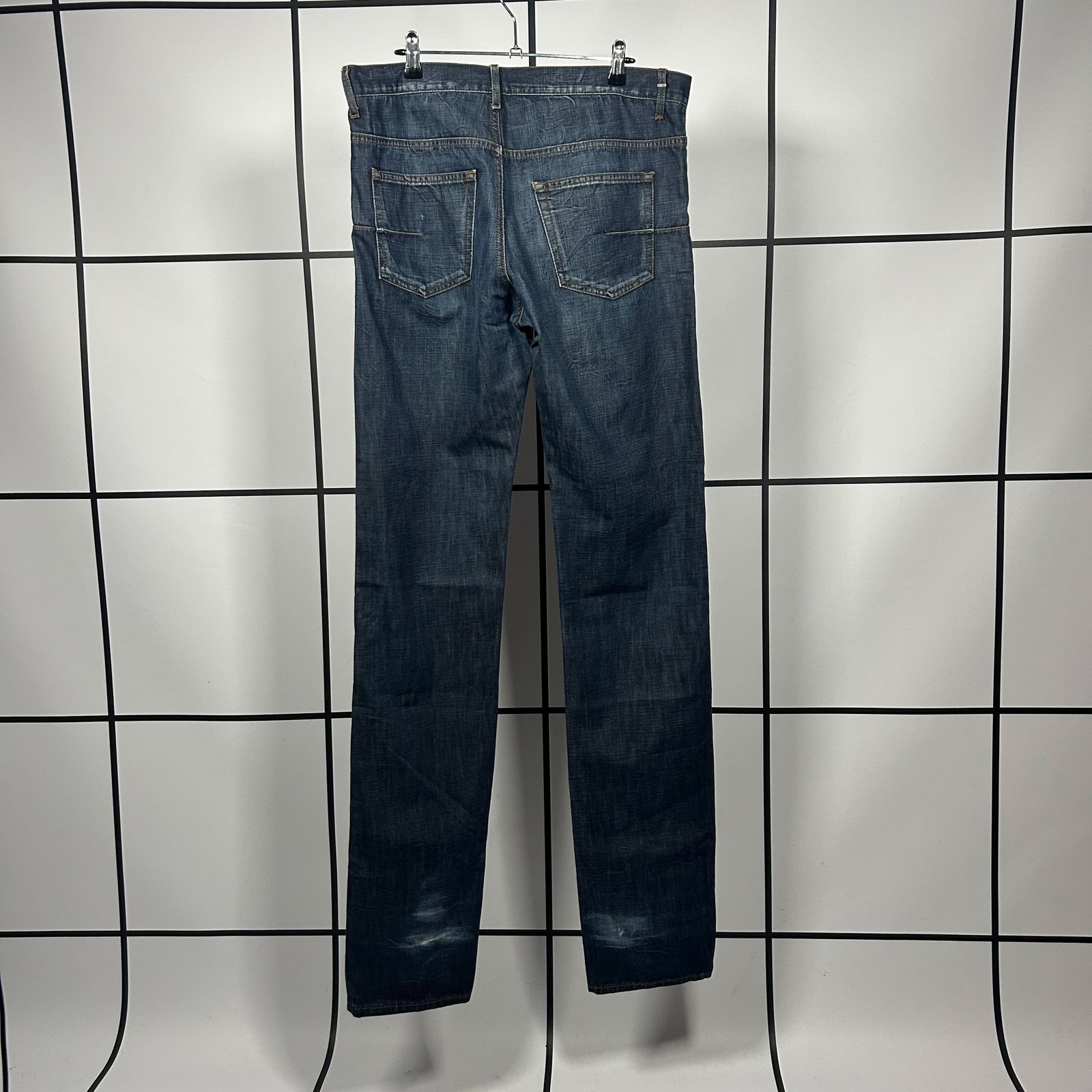 2000s Dior Straight Leg Straight Denim Jeans - Image 7