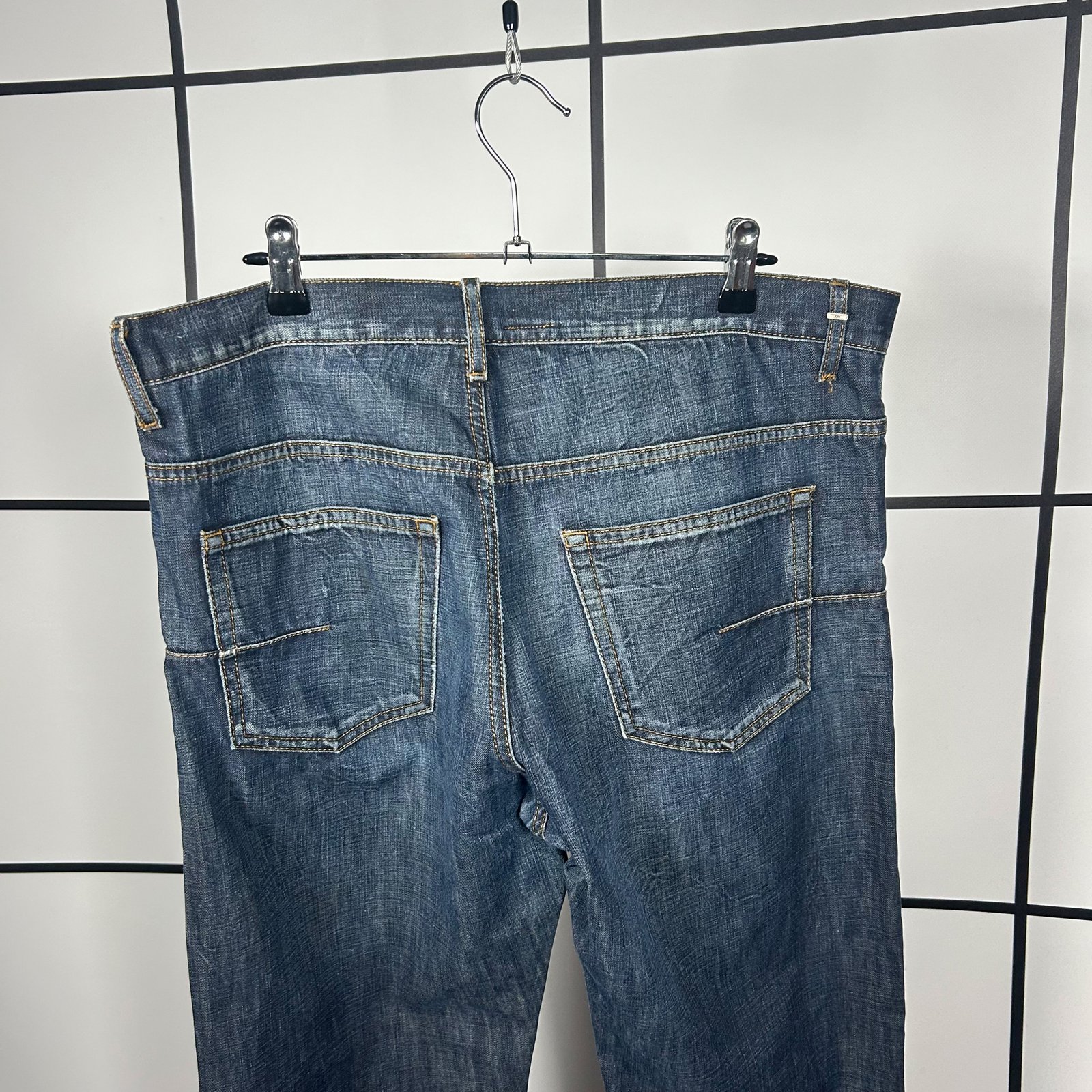 2000s Dior Straight Leg Straight Denim Jeans - Image 6