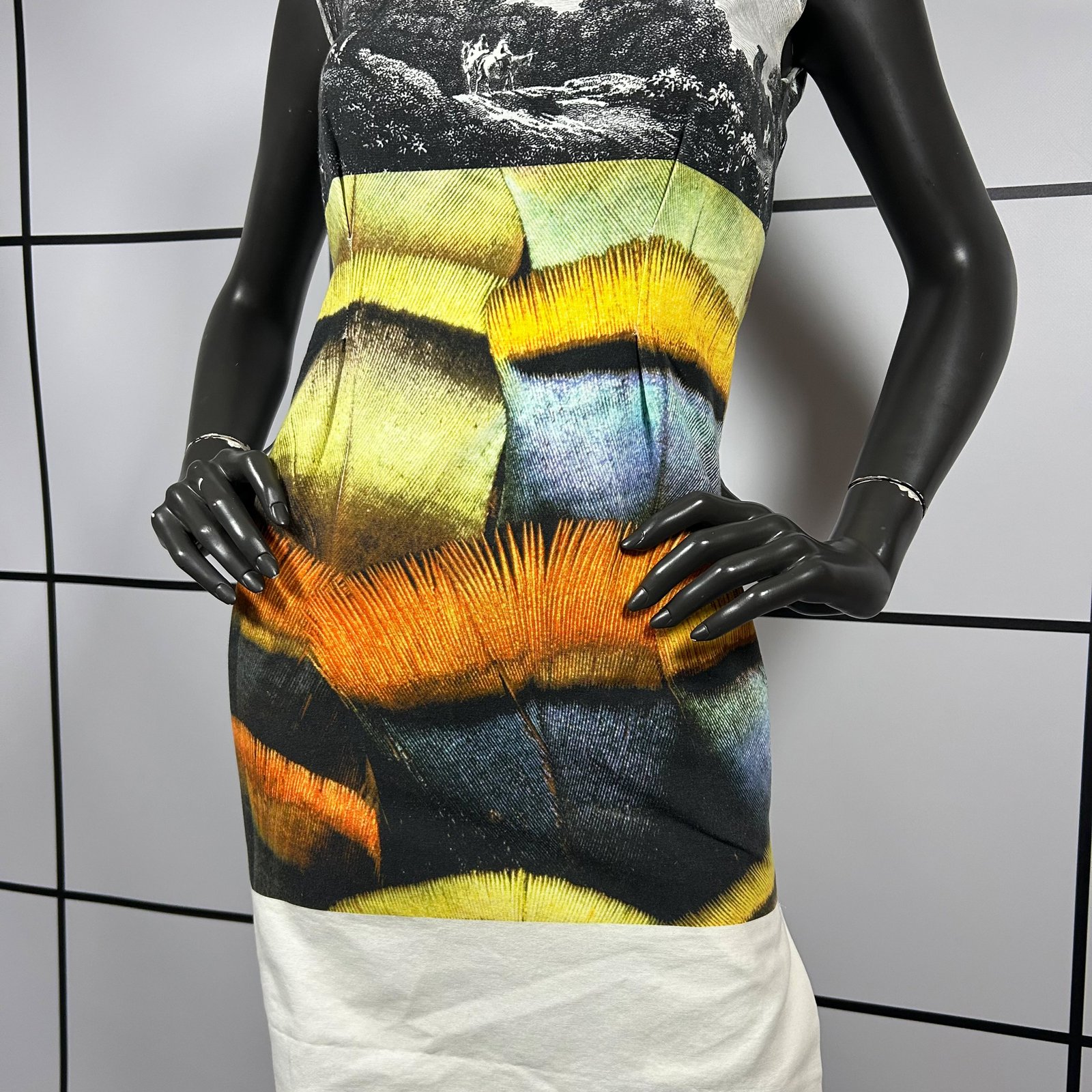 2010s Dries van Noten Printed Cotton Sleeveless Dress - Image 3