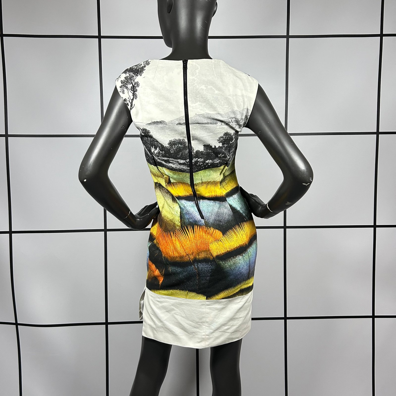 2010s Dries van Noten Printed Cotton Sleeveless Dress - Image 4