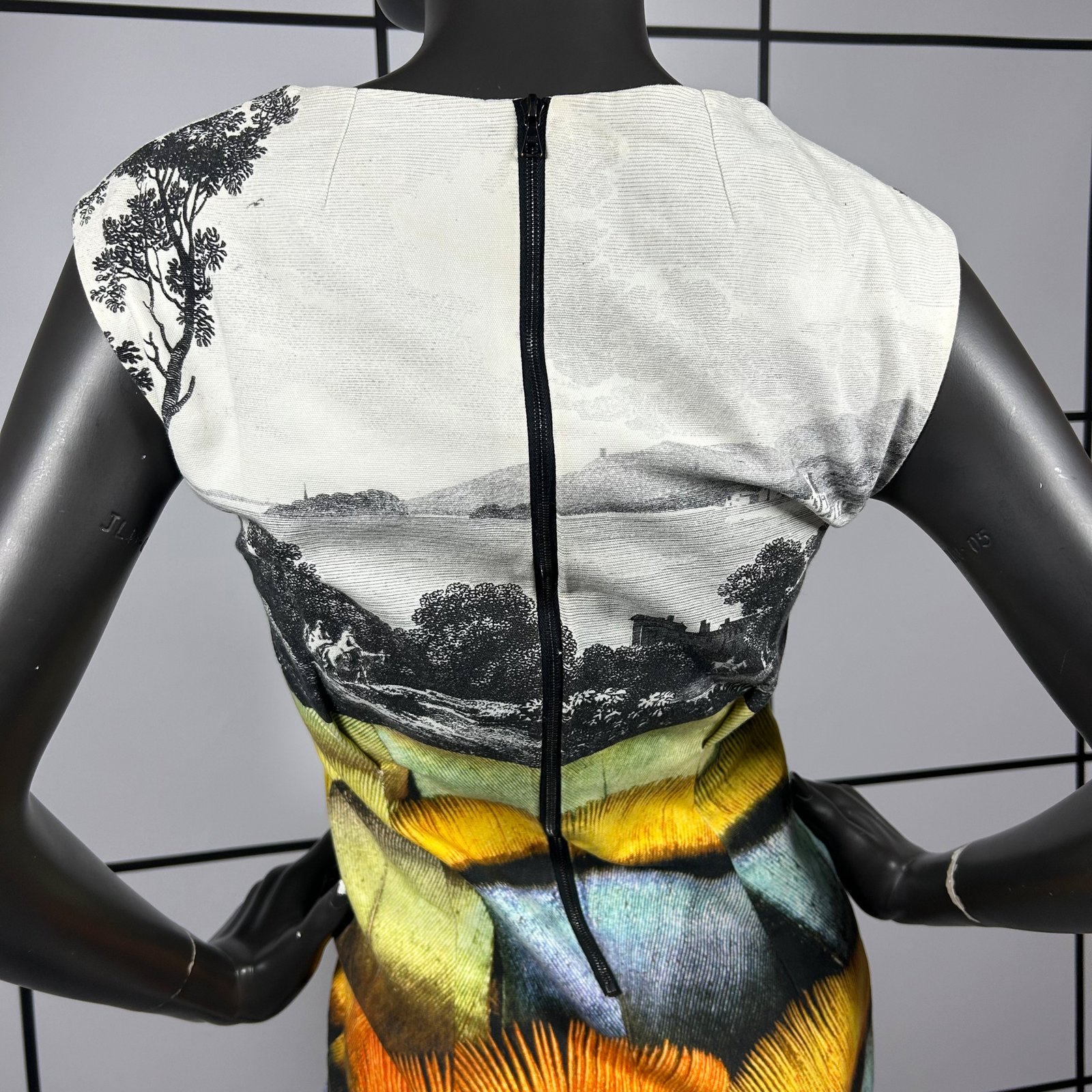 2010s Dries van Noten Printed Cotton Sleeveless Dress - Image 5