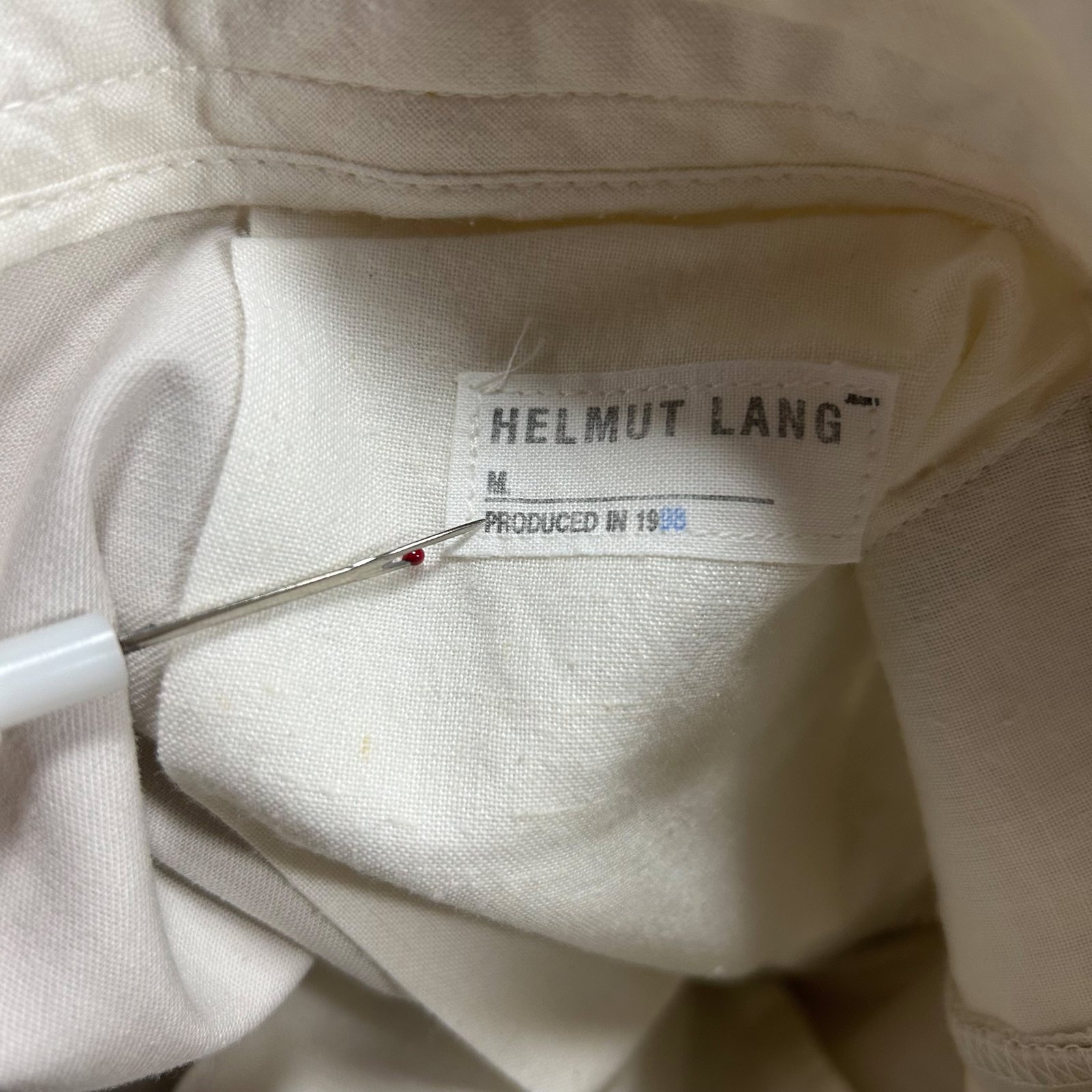 1998 Helmut Lang Cream Chino Pants - Image 8