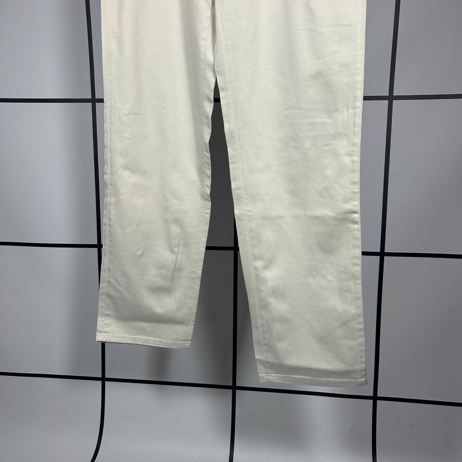 1998 Helmut Lang Cream Chino Pants - Image 6