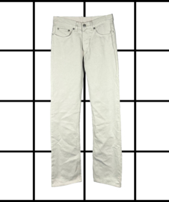 2000s Helmut Lang Boot Cut Raw Silk Denim Jeans