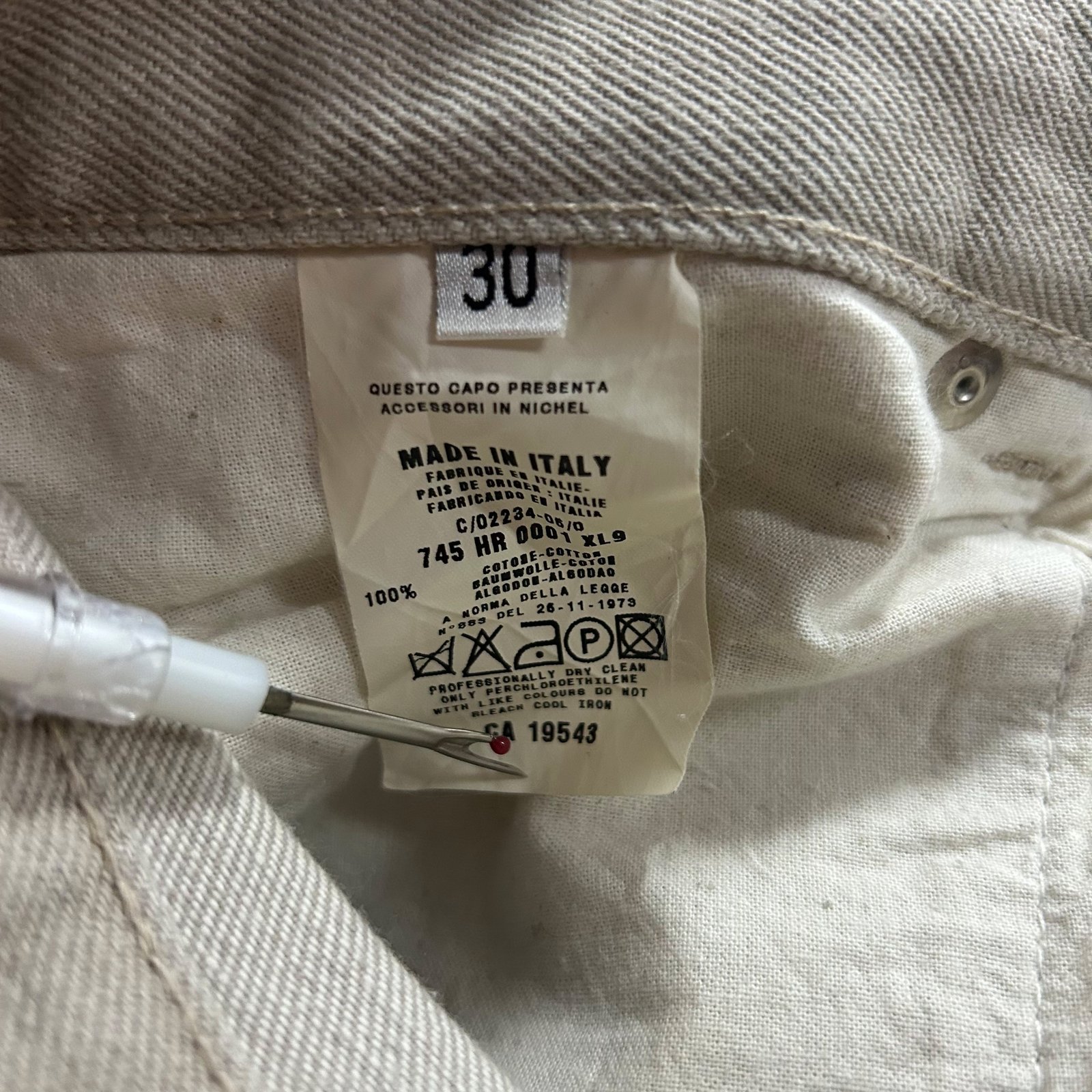 2000s Helmut Lang Classic Raw Denim - Image 7