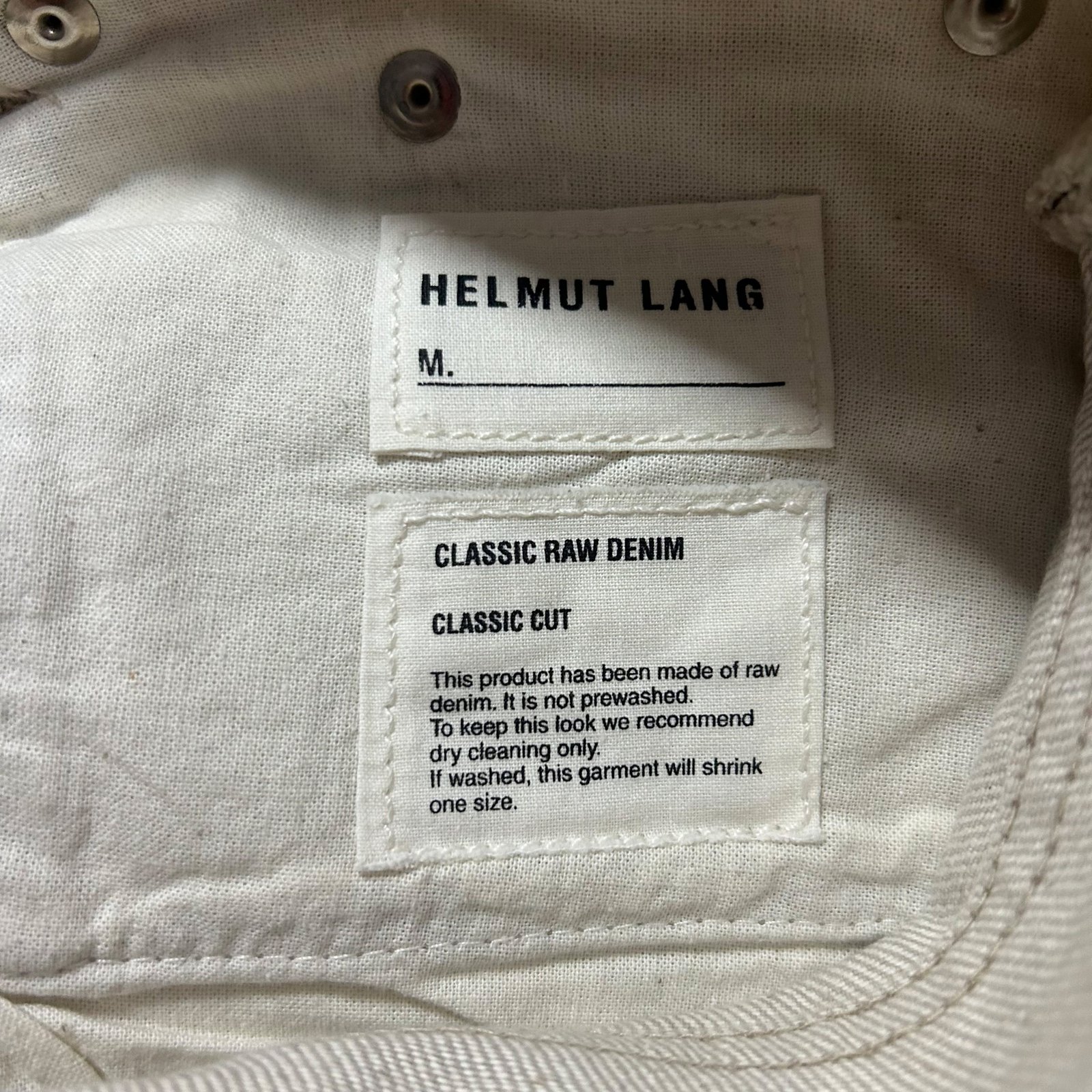 2000s Helmut Lang Classic Raw Denim - Image 8
