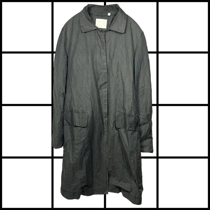 A/W1998 Helmut Lang Polyurethane Coated Military Trench Coat