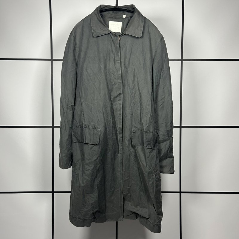 A/W1998 Helmut Lang Polyurethane Coated Military Trench Coat