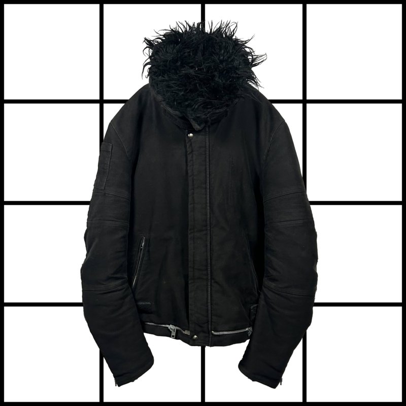 A/W1999 Helmut Lang Astro Biker Moleskin Jacket