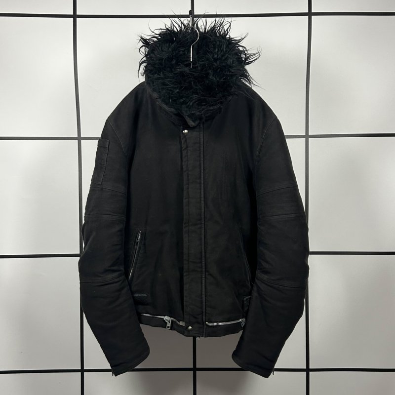 A/W1999 Helmut Lang Astro Biker Moleskin Jacket