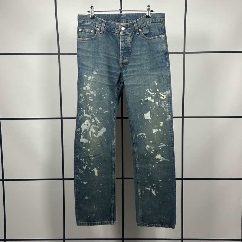 A/W1999 Helmut Lang Boot Cut Painter Jeans