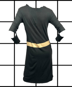 S/S1997 Helmut Lang Elbow Cutout Back Stripe Midi Dress