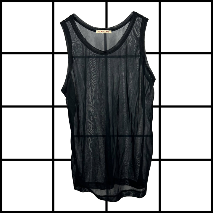 S/S1998 Helmut Lang Mesh Runway Tanktop