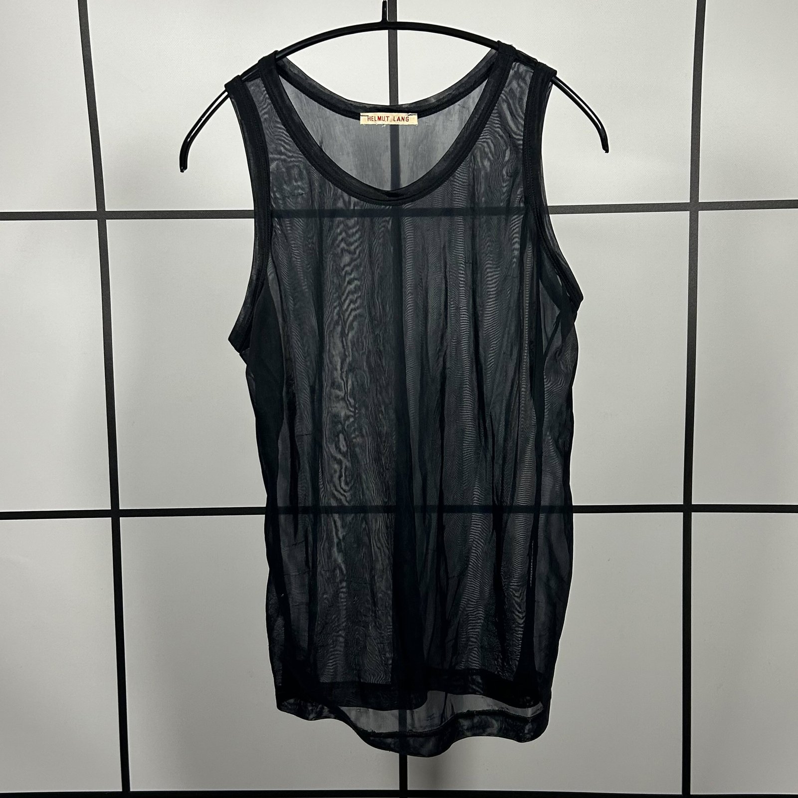 S/S1998 Helmut Lang Mesh Runway Tanktop