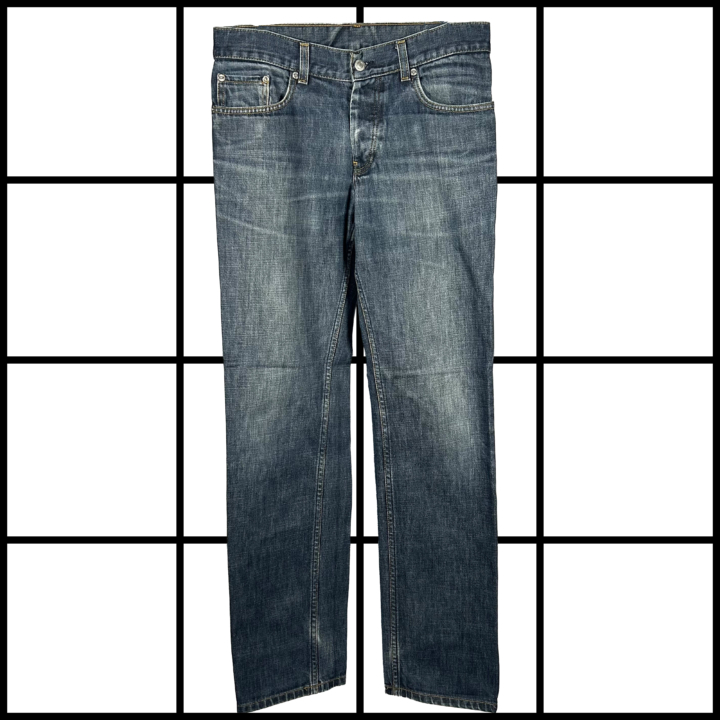 2000s Helmut Lang Low Waist Raw Denim Jeans