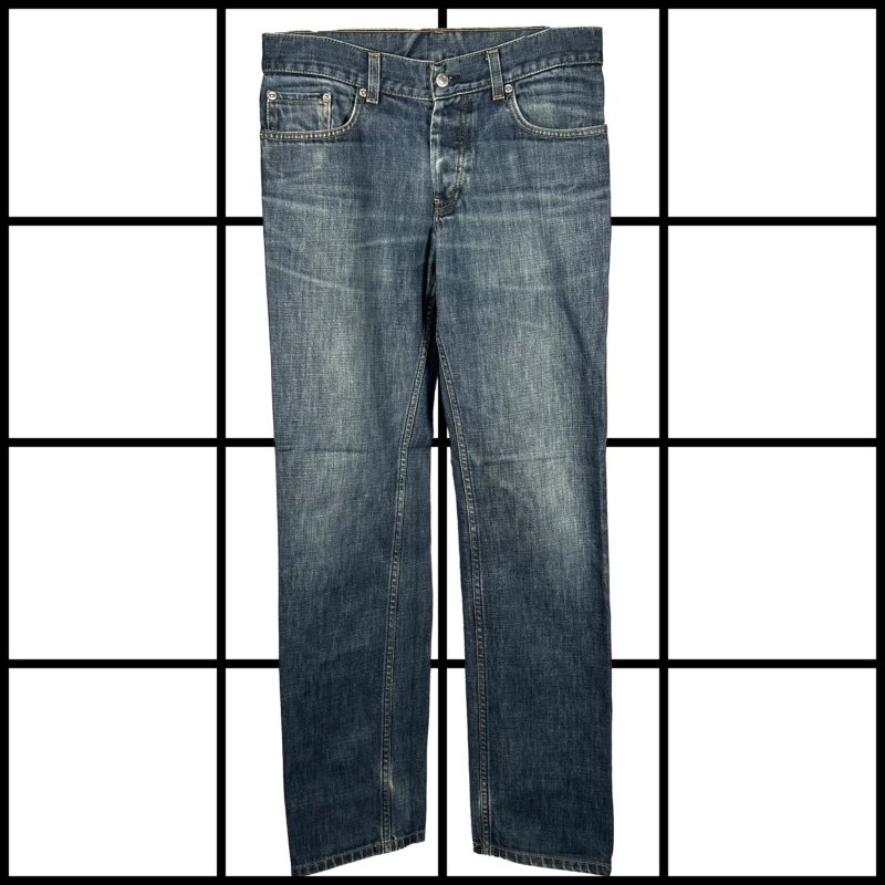 2000s Helmut Lang Low Waist Raw Denim Jeans