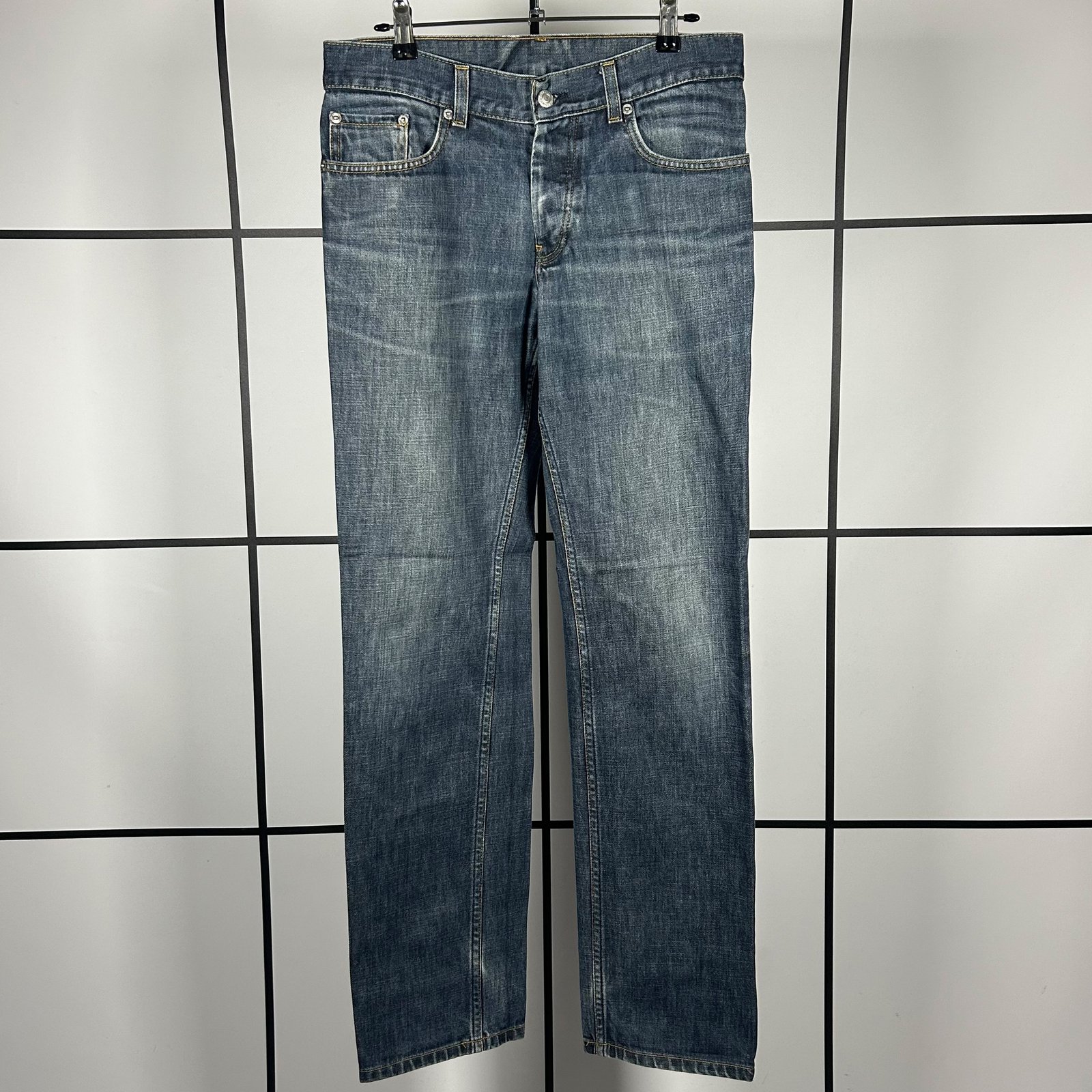 2000s Helmut Lang Low Waist Raw Denim Jeans