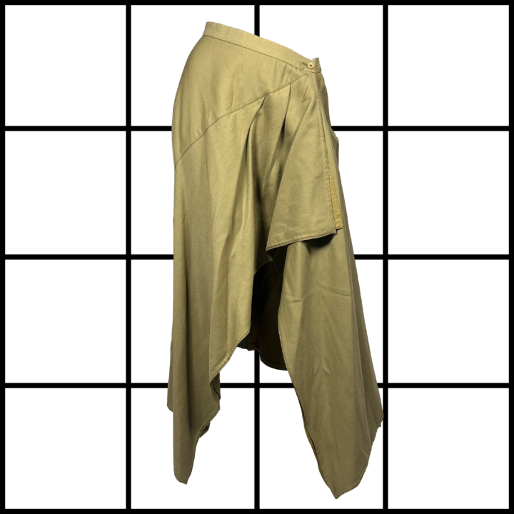 1980s Issey Miyake Asymmetric Drape Skirt