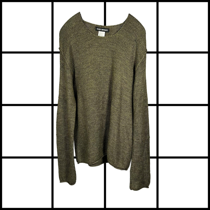 2000's Issey Miyake Silk Blend Knit Sweater