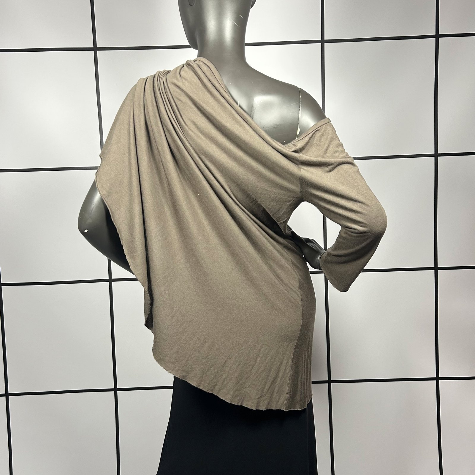 2000s L.G.B. Asymmetrical Silk Blend Top - Image 6
