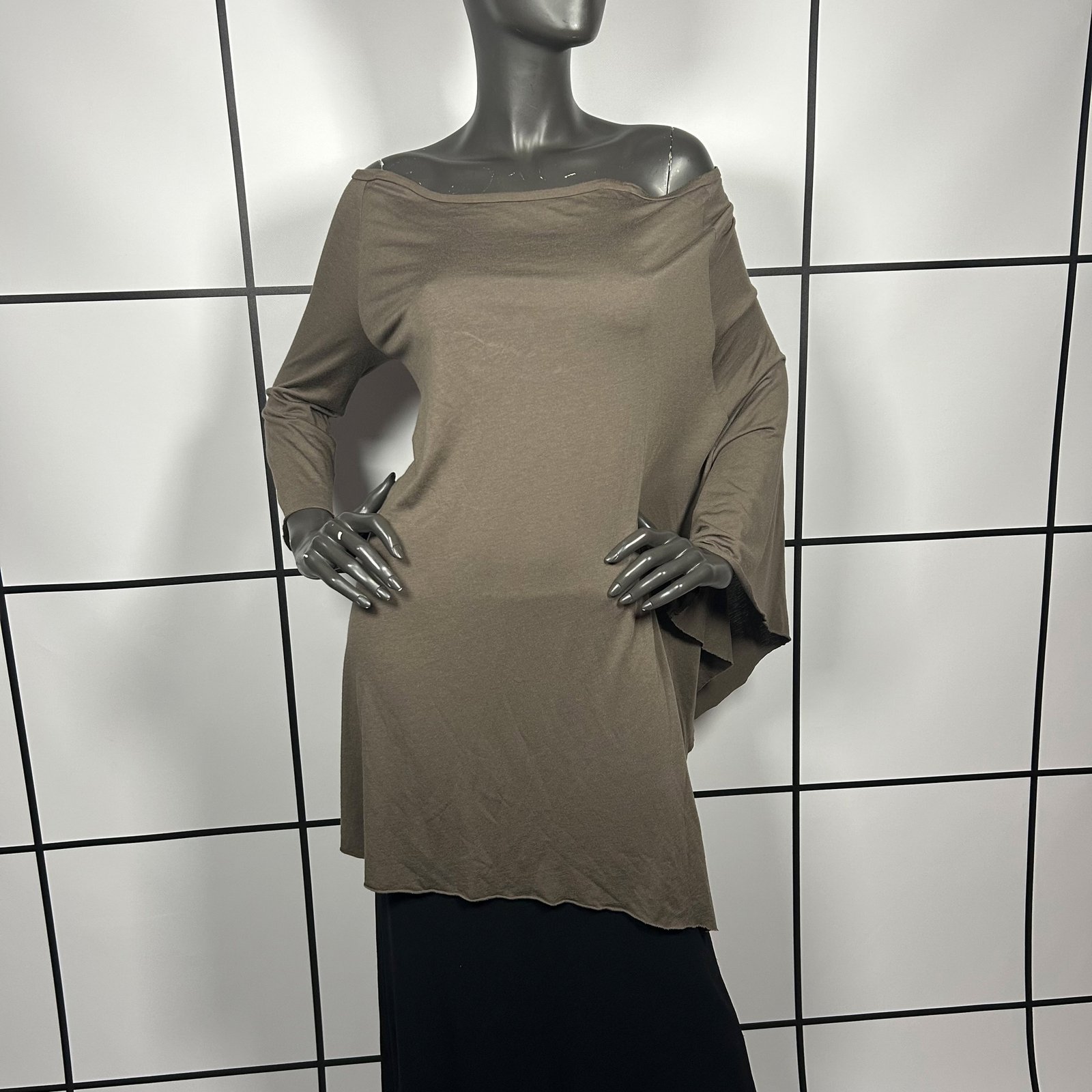 2000s L.G.B. Asymmetrical Silk Blend Top - Image 4
