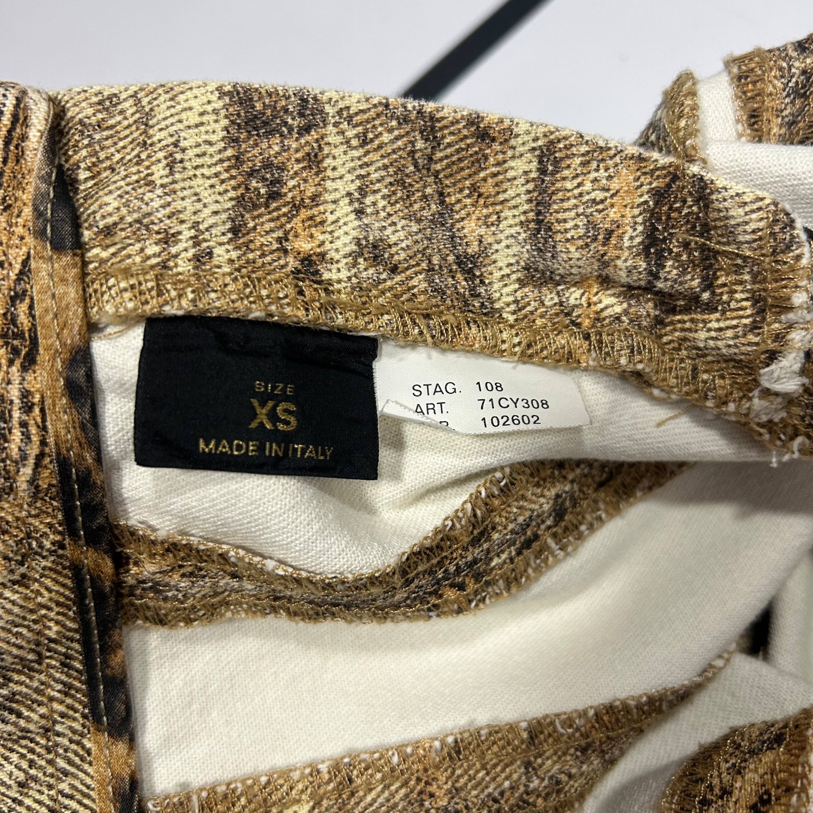 2000s Roberto Cavalli Sand Erosian Midi Skirt - Image 10