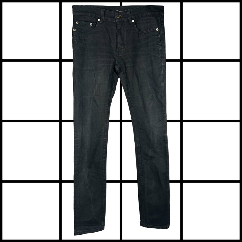 A/W2016 Saint Laurent D-02 Black Denim Jeans