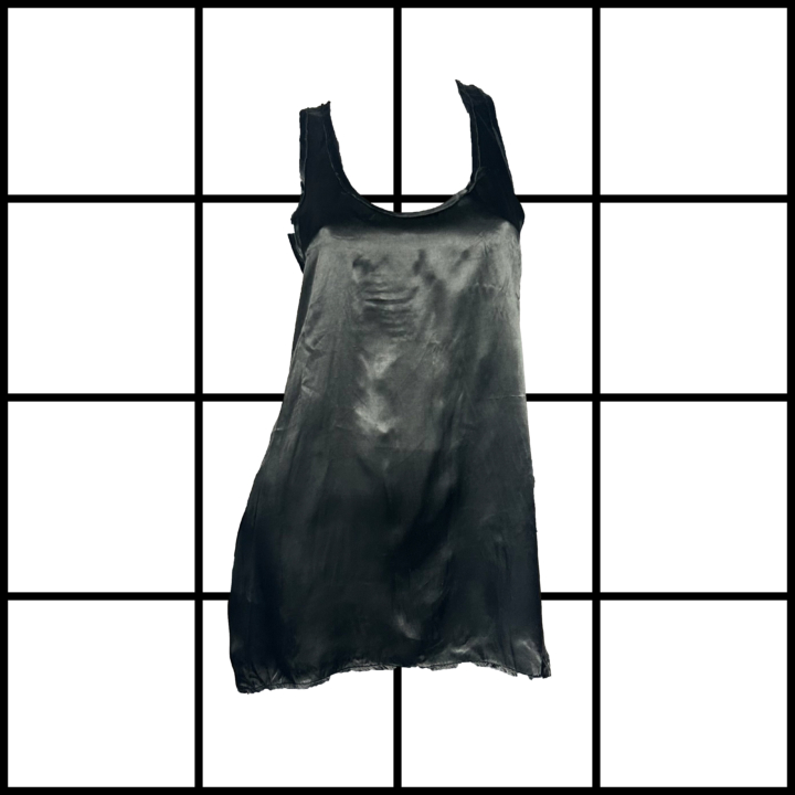 2000s Yohji Yamamoto Y's Rayon Midi Sleeveless Dress